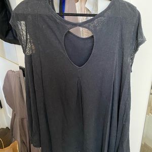 Black Free People oversized tee